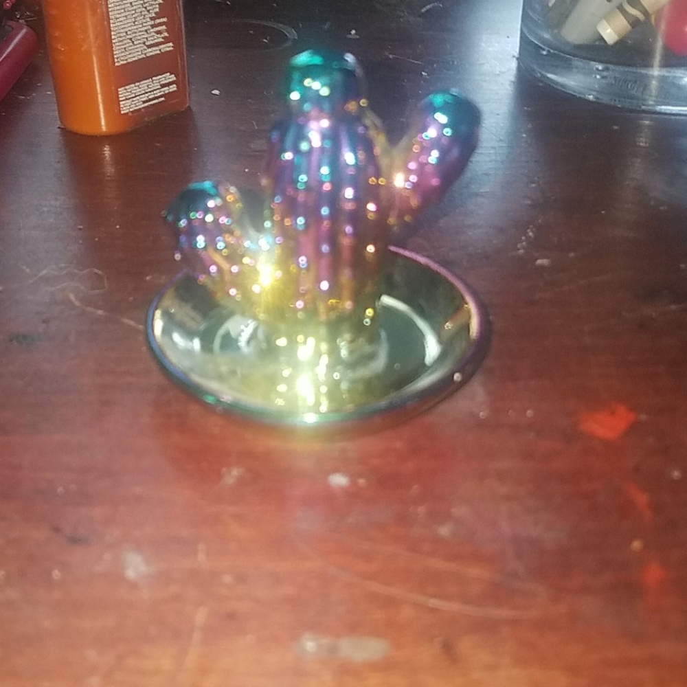 Cactus ring jewelry holder